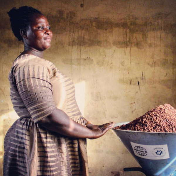 Ethically sourced raw Shea butter from the women's cooperative in Northern Ghana