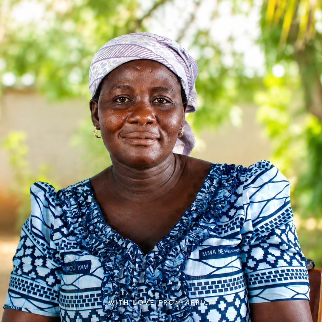 Susana Sampamdoug, chairwoman of the FairTale GHANA women's Shea butter cooperative in Northern Ghana