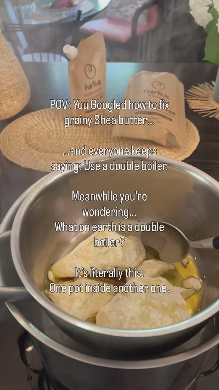 Raw Shea Butter 2.25 kg | 5 lb + Baobab Oil 50 ml | 1.69 fl oz Set