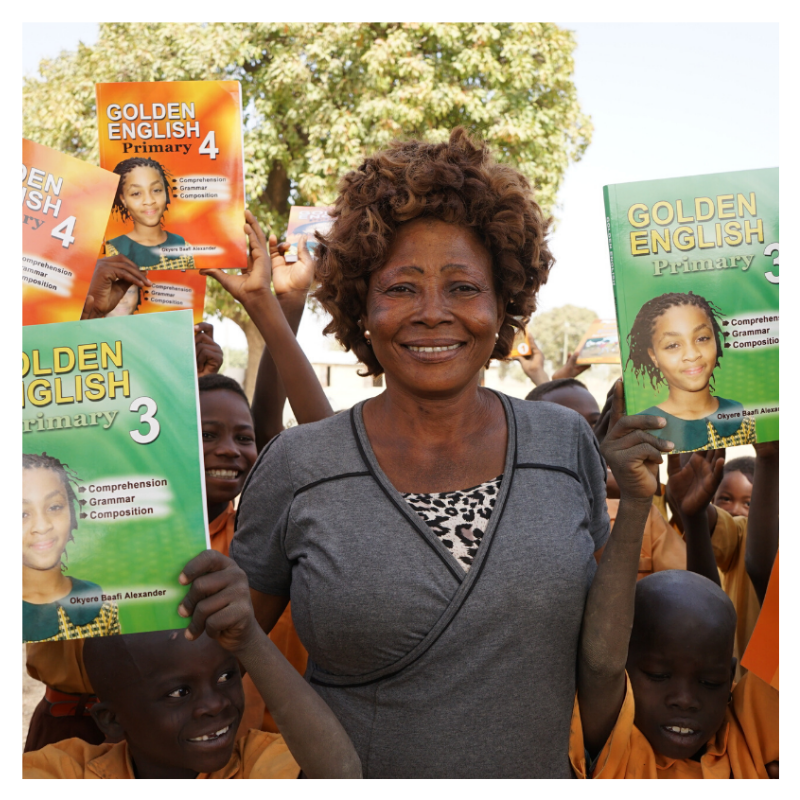 Textbook charity add-on product photo, FairTale GHANA.